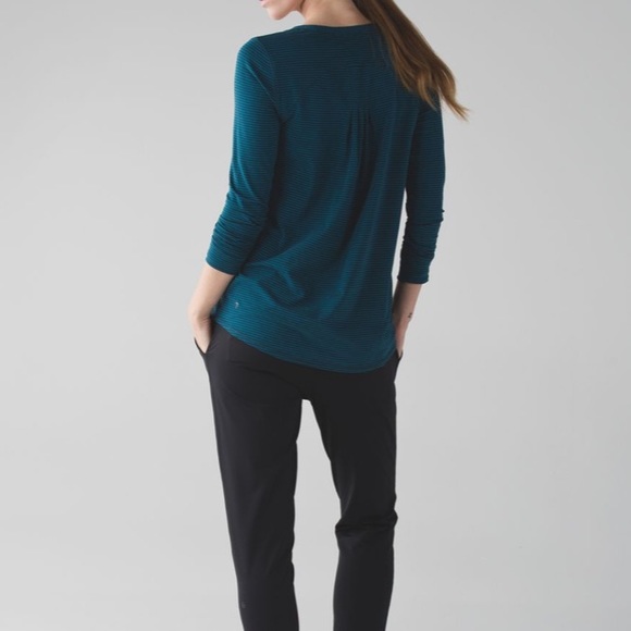 lululemon striped long sleeve - Picture 2 of 9
